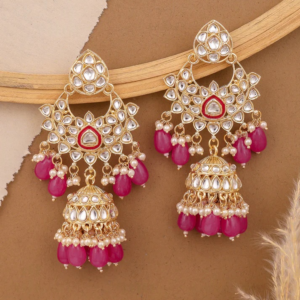 ashima kundan jhumki earrings