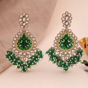 fatima kundan dangler earrings rang