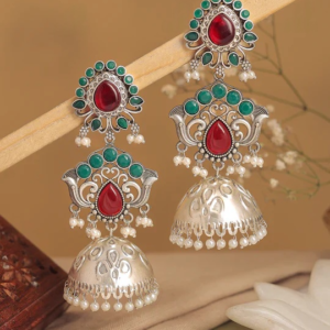 pragya long jhumki earrings