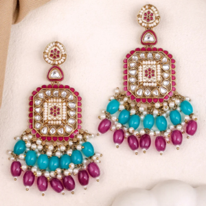 pranali kundan dangler earrings