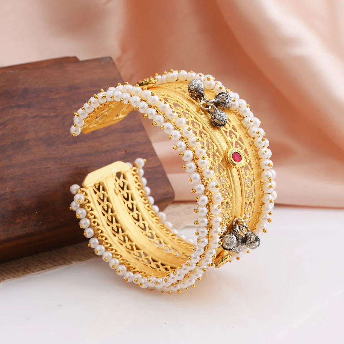 dhruvi one piece golden bangle dhruvi one piece golden bangle